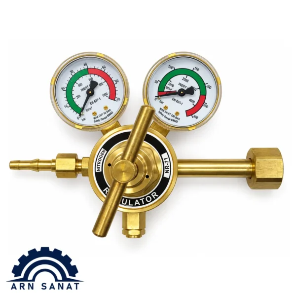 رگلاتور گاز اینرت 40 بار مدل NR-71 دو گیج
