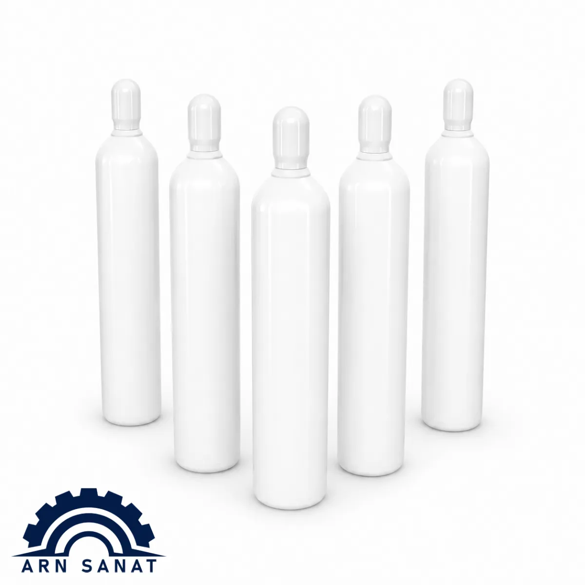 40l-white کپسول اکسیژن 40 لیتری سفید - تصویر 1