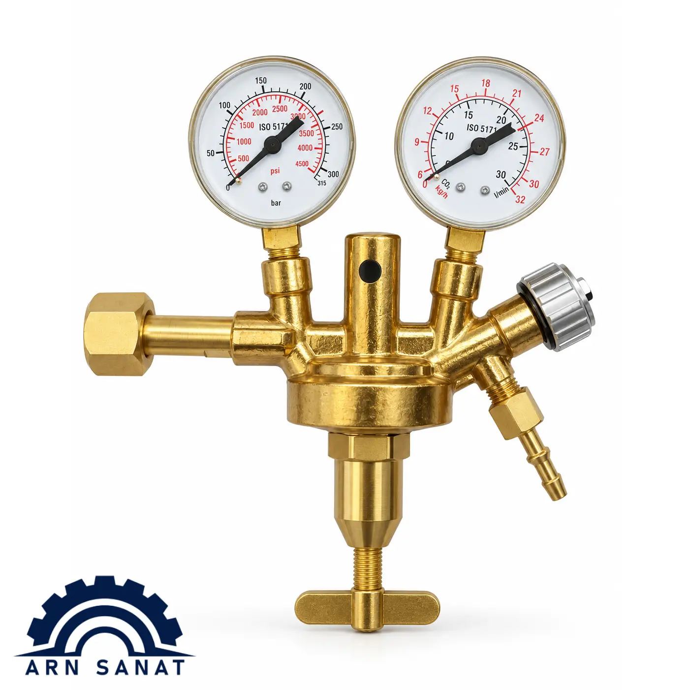 ar-co-zinser-design رگلاتور آرگون و دیاکسید کربن طرح زینسر ساخت چین - تصویر 1